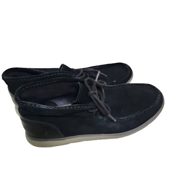 Ugg Hendrickson Chukka Boots Black Suede 1013862 Size 10 - Picture 1 of 9